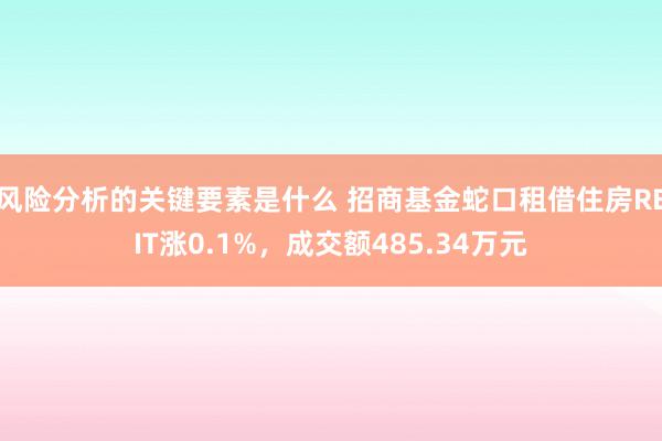 风险分析的关键要素是什么 招商基金蛇口租借住房REIT涨0.1%，成交额485.34万元