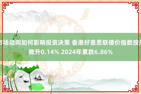 市场动向如何影响投资决策 香港好意思联楼价指数按周微升0.14% 2024年累跌6.86%