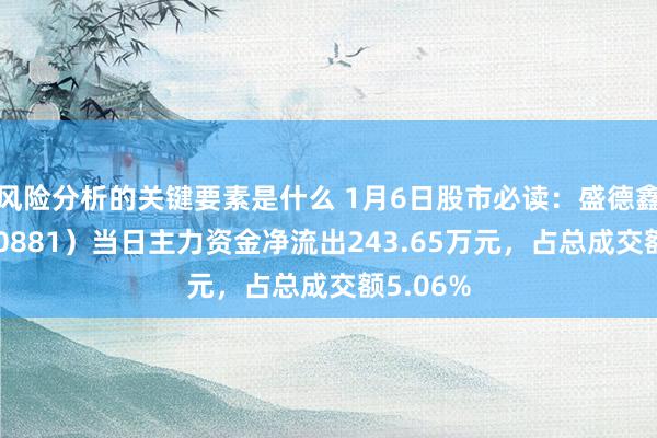 风险分析的关键要素是什么 1月6日股市必读：盛德鑫泰（300881）当日主力资金净流出243.65万元，占总成交额5.06%