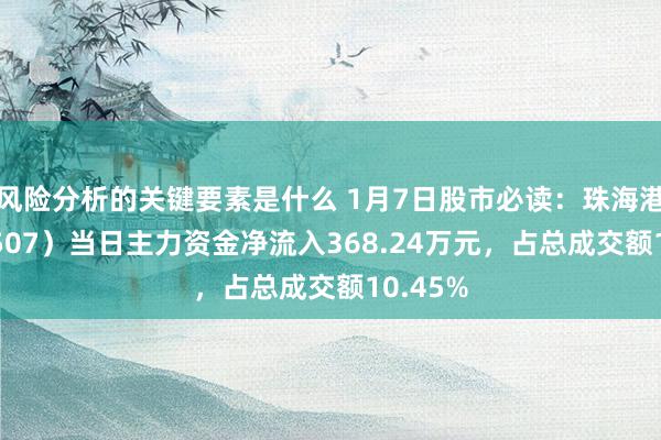 风险分析的关键要素是什么 1月7日股市必读：珠海港（000507）当日主力资金净流入368.24万元，占总成交额10.45%