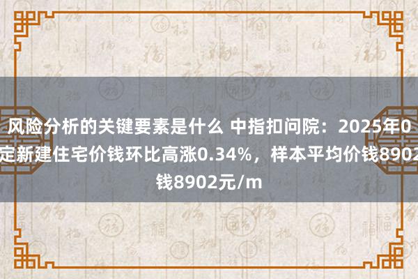 风险分析的关键要素是什么 中指扣问院：2025年01月保定新建住宅价钱环比高涨0.34%，样本平均价钱8902元/m