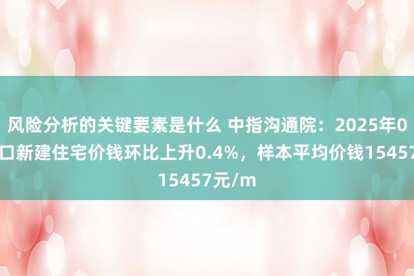 风险分析的关键要素是什么 中指沟通院：2025年01月海口新建住宅价钱环比上升0.4%，样本平均价钱15457元/m