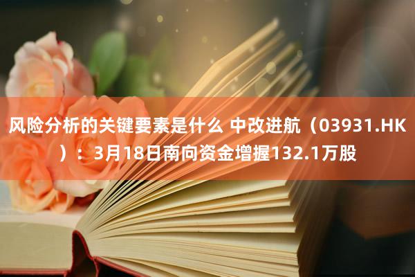 风险分析的关键要素是什么 中改进航（03931.HK）：3月18日南向资金增握132.1万股